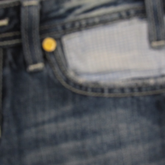 Vigoss Studio The Ritz Distressed Jean Shorts 3/4 27 - Picture 7 of 15